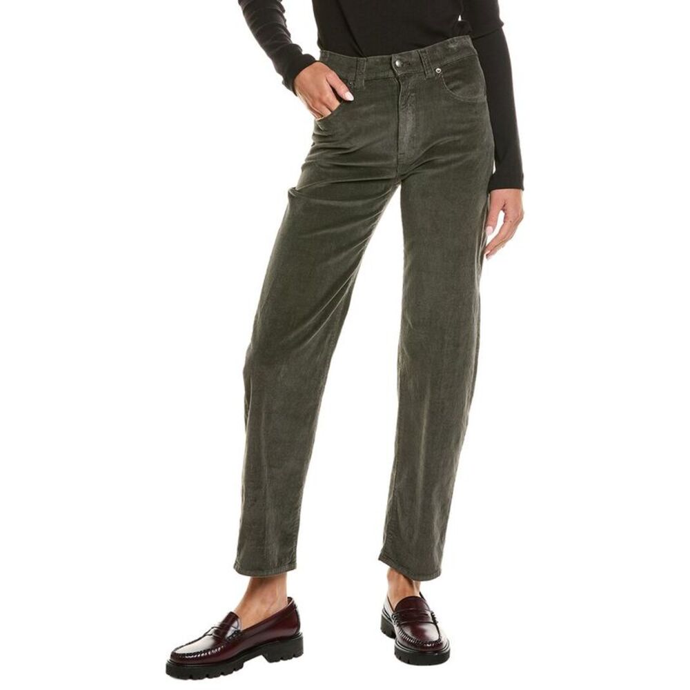 Madewell Womens  Corduroy Balloon Pant, Green